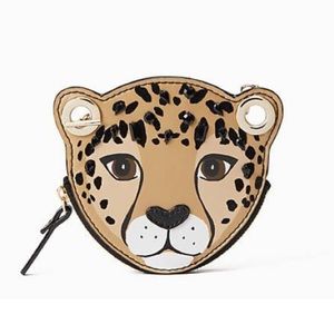 Kate Spade Leopard coin purse wristlet